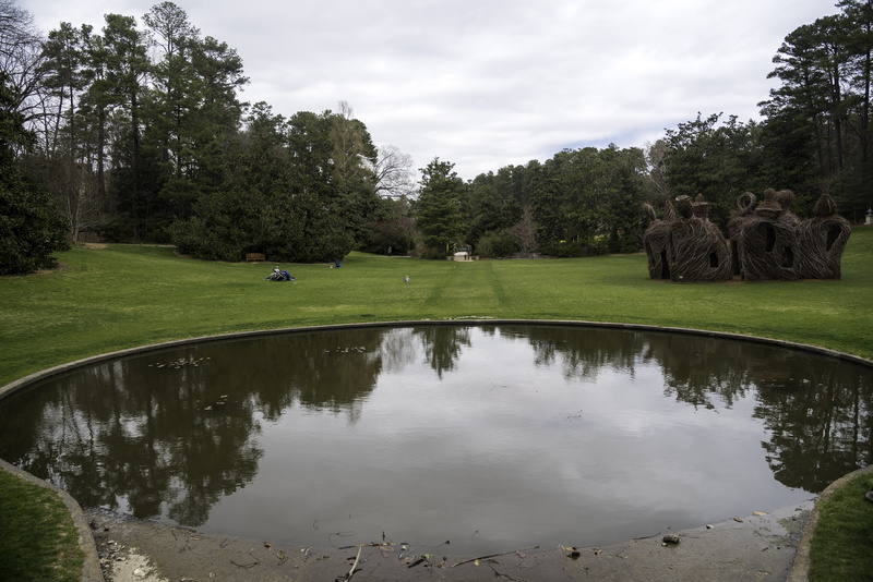 green Color, no people, growth, golf, reflection, Gardens, lake, outdoors, carolina, North Carolina, public domain, cloud - sky, overlooking, sky, 5K