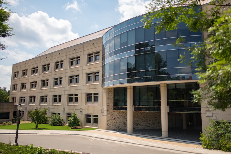 united states, architecture, nature, duke university, outdoors, sunlight, building exterior, modern, office building exterior, tree, plant, education, window