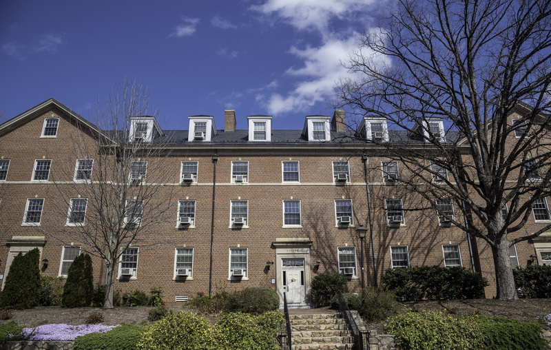building, outdoors, hill, hall, built Structure, architecture And Buildings, residence, facade, skyscraper, chapel hill, street, UNC, urban Scene, North Carolina
