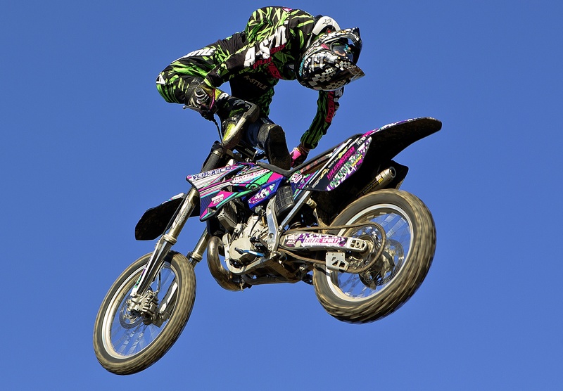 stunt, low angle view, fmx, motocross, man, metal, bicycle, risk, bike, day, steel, motorcycle, extreme sports, transportation, 2K, dirt, sport, sky, italy