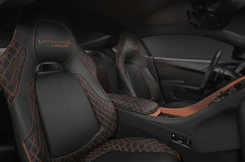 4K, Aston Martin Vanquish S Ultimate, 2018 Cars, interior, 4K