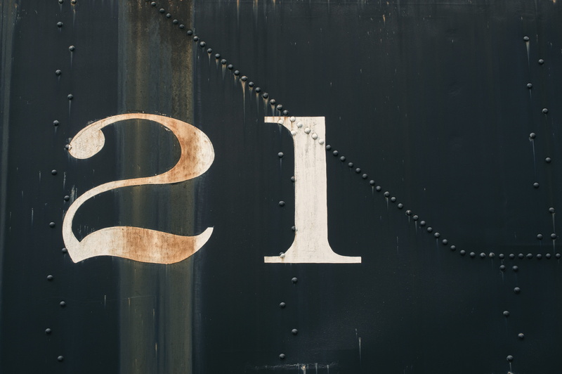 letter, pattern, painting, day, number 21, no people, metal, craft, wall - building feature, blackboard, black and white, 5K, close-up, wood - material