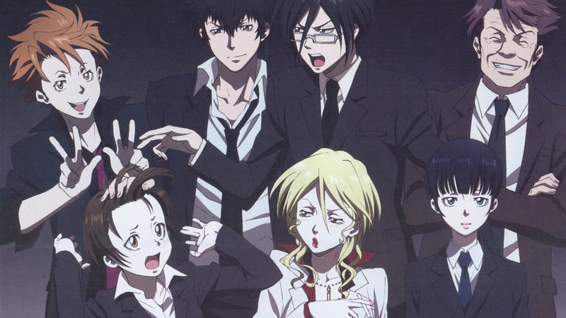 Anime, 1080P, Yayoi Kunizuka, Akane Tsunemori, Nobuchika Ginoza, Shion Karanomori, Shinya Kogami, Psycho-Pass