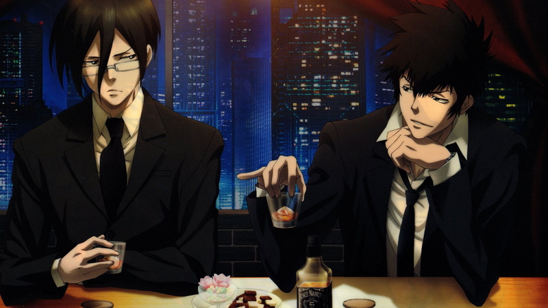 Psycho-Pass, Anime, Shinya Kogami, 1080P, Nobuchika Ginoza