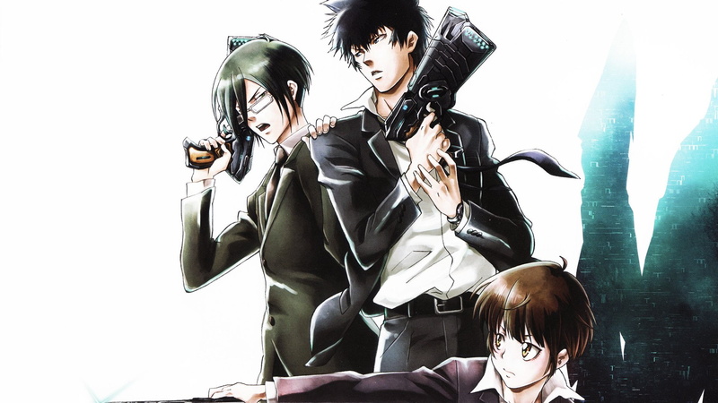 1080P, Shinya Kogami, Nobuchika Ginoza, Akane Tsunemori, Anime, Psycho-Pass