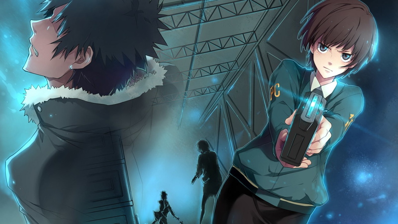 Shinya Kogami, Psycho Pass, Tsunemori Akane, anime, 1080P
