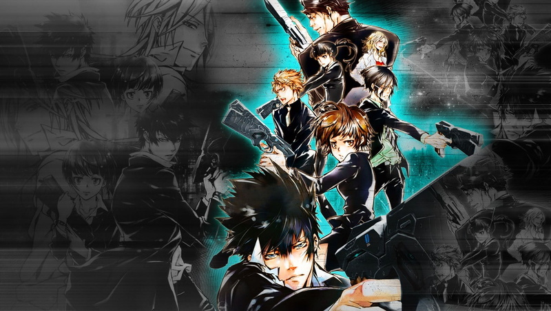720P, psycho pass shinya kogami tsunemori akane anime