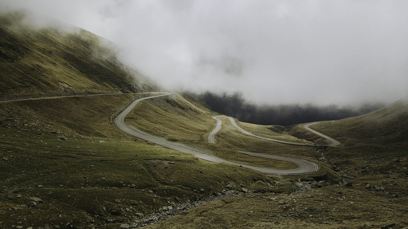 cloud, winding road, tranquility, non-urban scene, daytime, day, no people, beauty in nature, mountains, environment, landscape, travel, road, scenics - nature