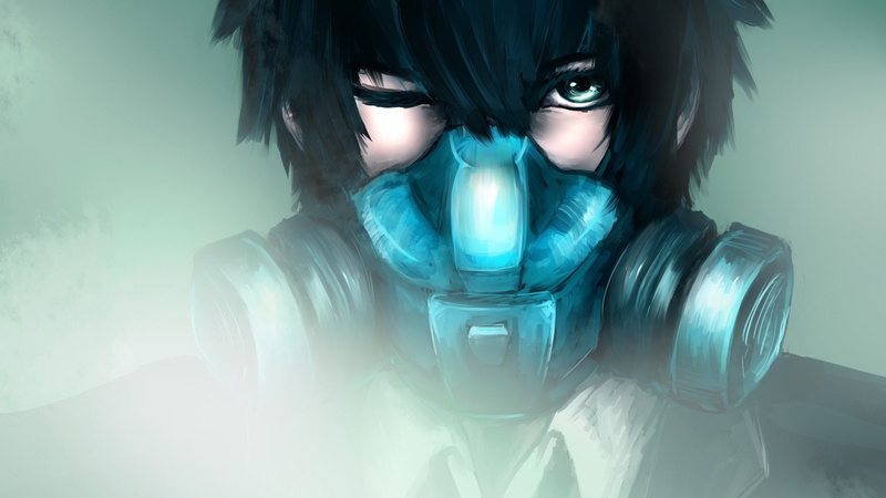 Gas Mask, Psycho-Pass, 1080P, Anime