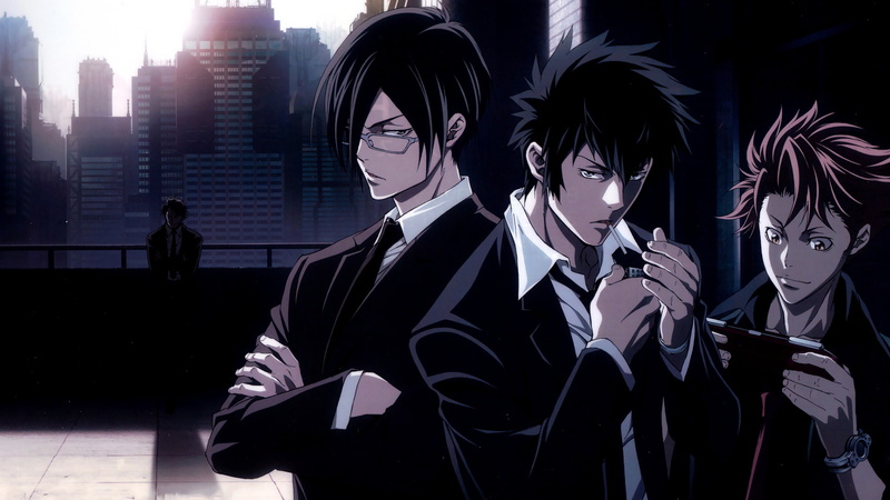 1080P, Nobuchika Ginoza, Shinya Kogami, Tomomi Masaoka, Shuusei Kagari, Anime, Psycho-Pass