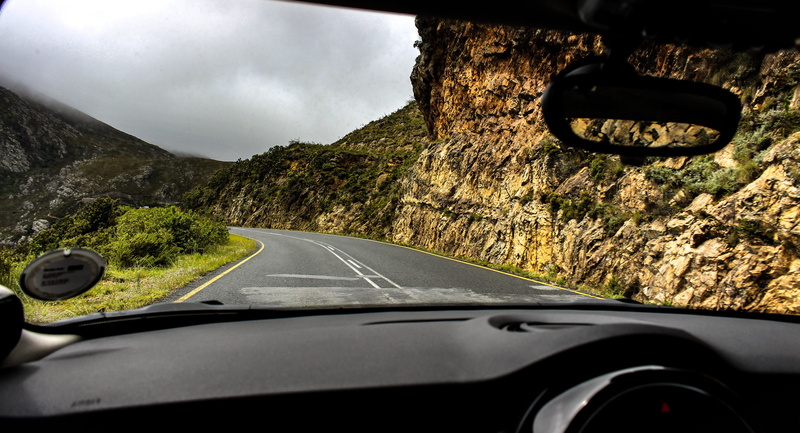 5K, south africa, transparent, motor vehicle, explore, road, hills, car point of view, glass - material, nature, day, car interior, travel, road trip
