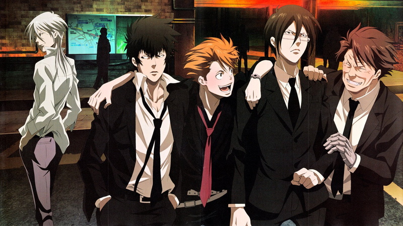 Shougo Makishima, Shuusei Kagari, 1080P, Anime, Nobuchika Ginoza, Psycho-Pass, Tomomi Masaoka, Shinya Kogami