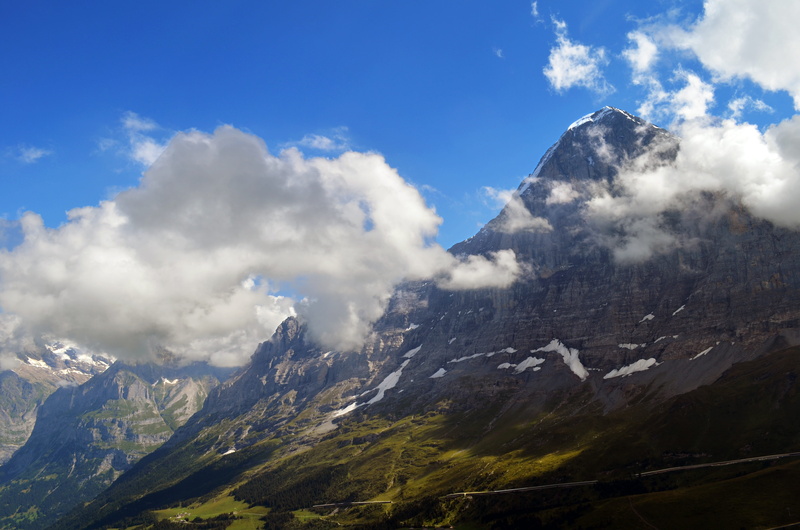 solid, mountain ridge, alm, mountain meadow, cold temperature, no people, bright, winter, cloud - sky, beauty in nature, mountain, nature, land, mountains