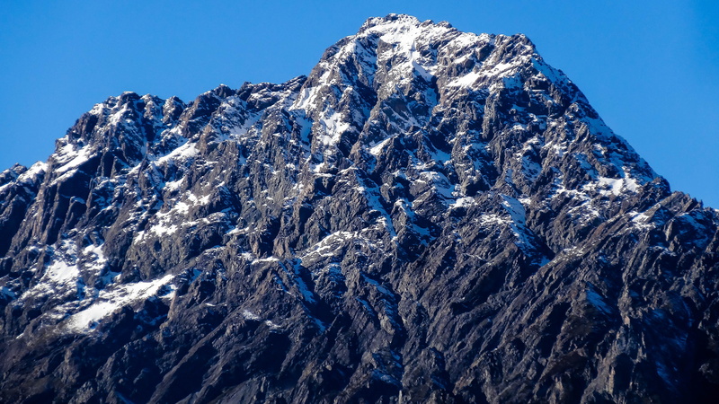 beauty in nature, outdoor, new zealand, cold temperature, low angle view, mountain range, rock, mountain peak, snowcapped mountain, clear sky, 4K, snow