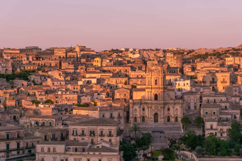 no people, building, city, travel, day, tourism, sky, clear sky, belvedere, history, building exterior, cityscape, architecture, modica, outdoors, residential district