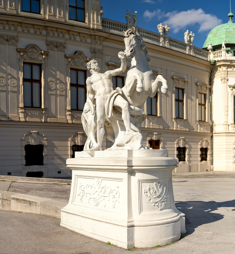 architecture, nature, travel destinations, marble, built structure, building exterior, male likeness, human representation, outdoors, wien, the past, sculpture