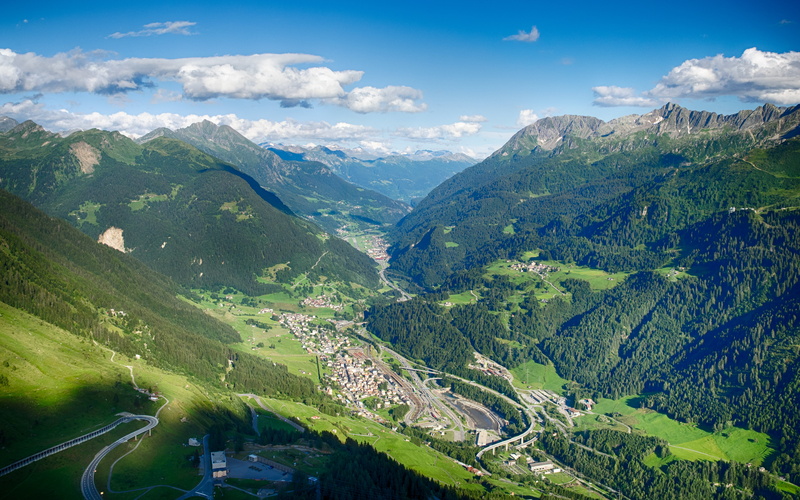 semester, nature, 4K, scenics, aerial photo, european Alps, photo, olympus, outdoors, europa, 5xp, hdr, alps, aerial, town, Furkapass, mountains, james  bond