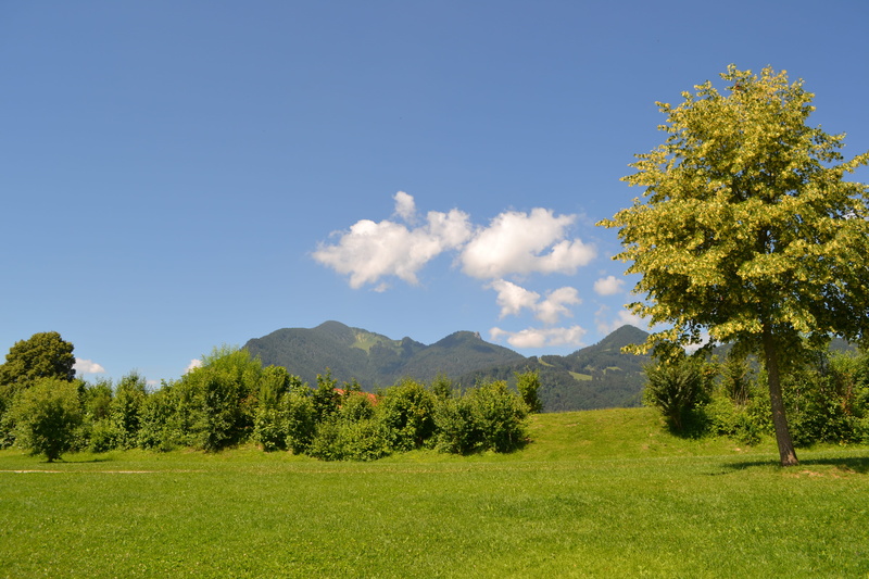 beauty in nature, scenics - nature, 4K, landskape, mountain, green, non-urban scene, no people, field, cloud - sky, blue, day, sunnyday, grass, tranquil scene