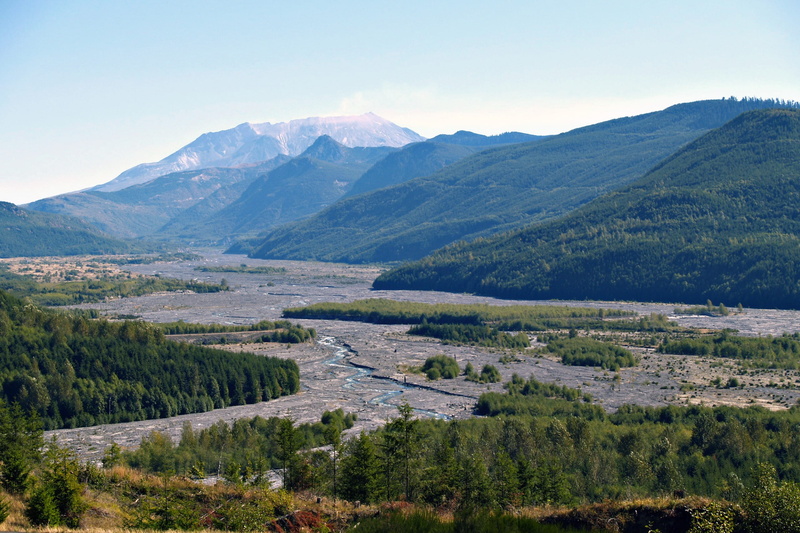 lava flow, plant, scenery, beauty in nature, volcanic, land, sky, Washington State, scenics, volcanism, Mount St Helens, non-urban scene, nature, pine woodland