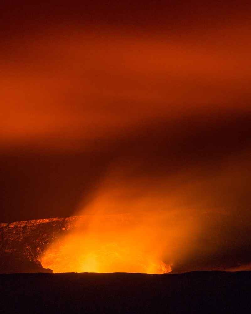 hole, heat - temperature, sky, night, flowing, no people, orange, environment, burning, power in nature, land, mountain, 1080P, fire, power, photography