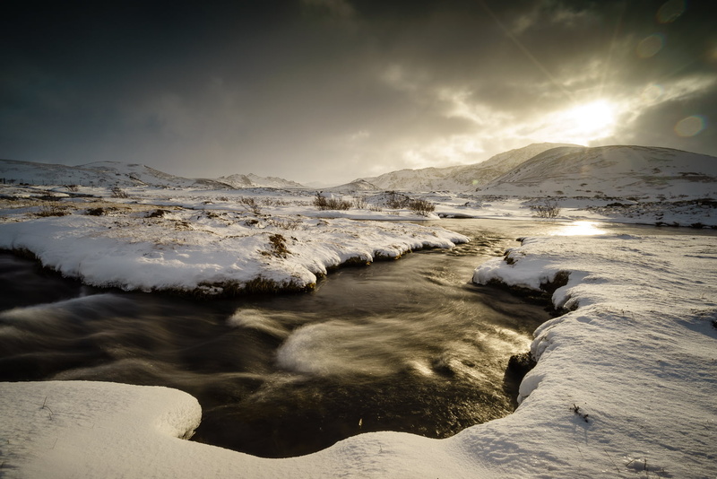 ILCE-7R, clouds, landscape, nd, outdoors, water, 720P, sunset, Bursting, ice, mountain, near, nature, snow, scenics, lee filters, sunrise, winter, iceland