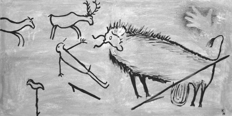 no people, representation, drawing - art product, still life, nature, design, illustration, vertebrate, black, gray, animal themes, cave, stylish, close-up