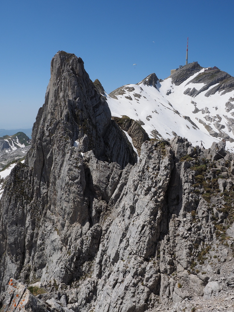 alpstein, alpstein region, reinforced concrete, lenses ridge, environment, snowcapped mountain, beauty in nature, alpine, tranquil scene, non-urban scene