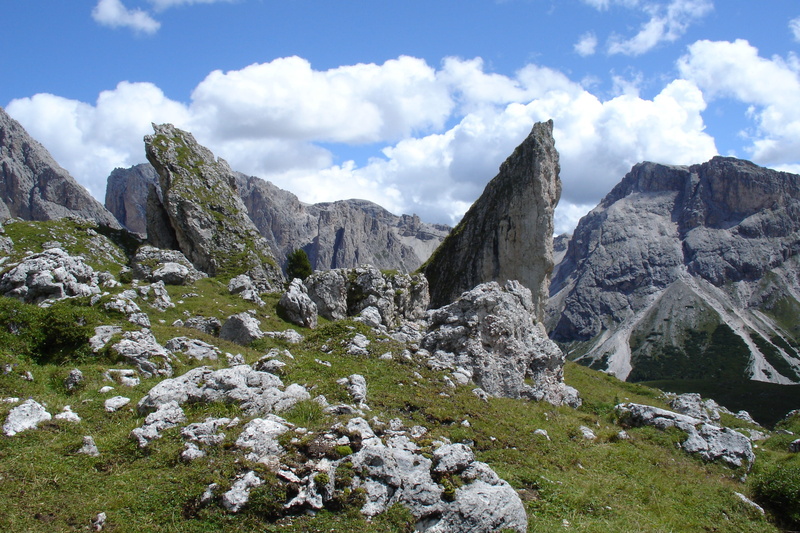 day, rock, rock - object, tranquil scene, 2K, no people, formation, Val Gardena, environment, Alps, outdoors, plant, mountain, idyllic, scenics - nature
