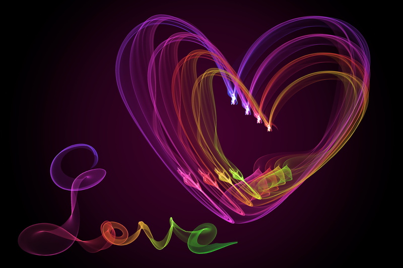 pink color, pattern, creativity, long exposure, smoke, colors, glowing, night, neon, multicolored, love, studio shot, multi colored, water, heart