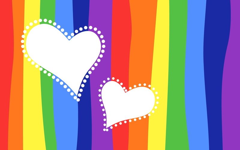 illustration, background, white, Heart, Love, Colorful, 1080P, hearts