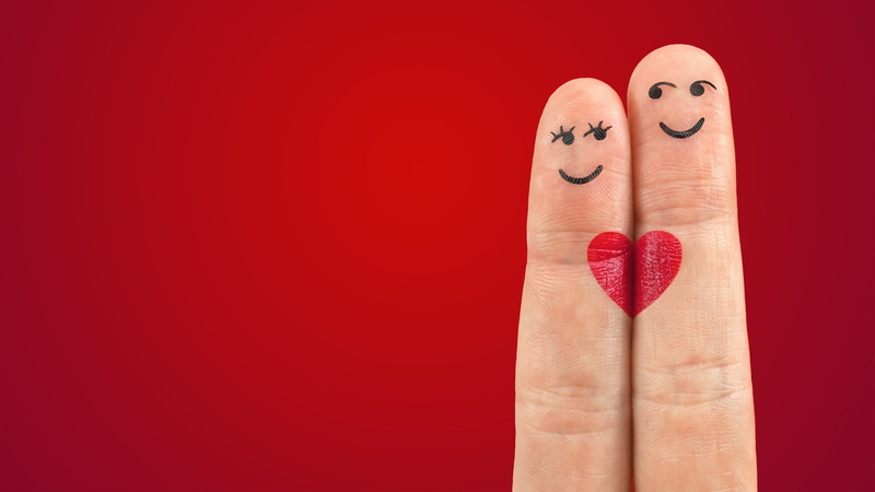 days, fingers, 4K, heart, love, valentines