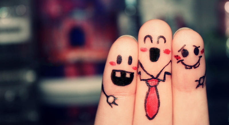 Funny, s, creativity, focus on foreground, finger, human representation, human face, human hand, hand, one person, red, representation, fingers, close-up