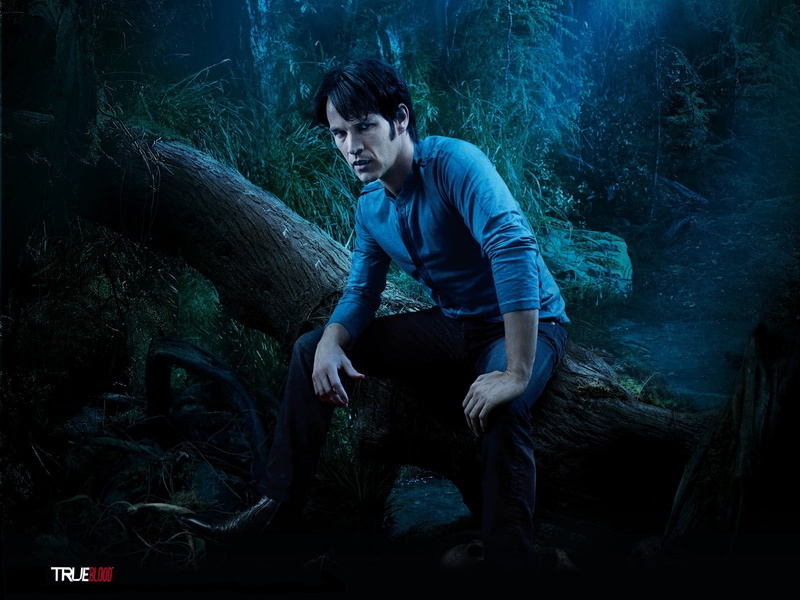 leisure activity, forest, sitting, lifestyles, land, nature, 720P, one person, True Blood, contemplation, looking, plant, young adult, tree, males, casual clothing