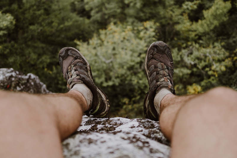 tree, 5K, north carolina, selective focus, human, human leg, feet, day, wears, whiterock cliff, leisure activity, appalachian trail, lifestyles, nature