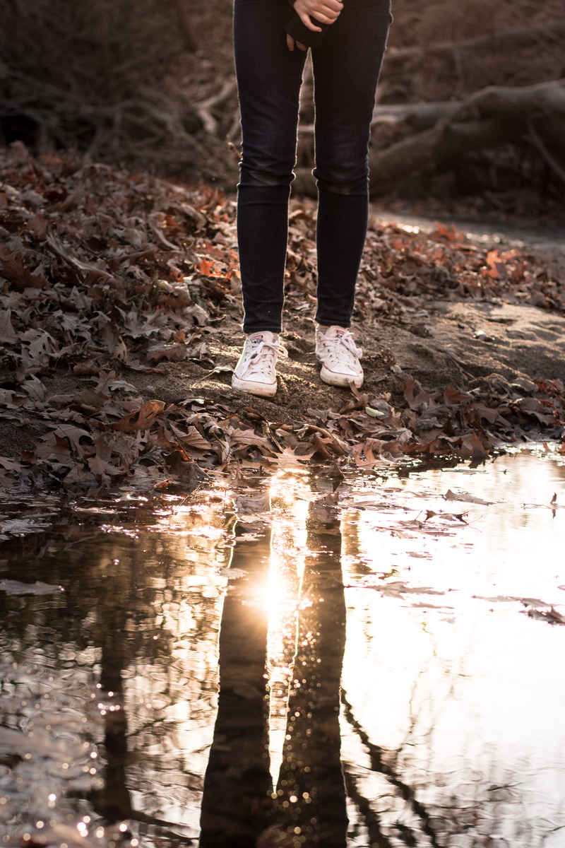 jeans, clothing, shoe, woman, human, person, low section, united states, apparel, puddle, topeka kansas, standing, one person, near, reflection, black