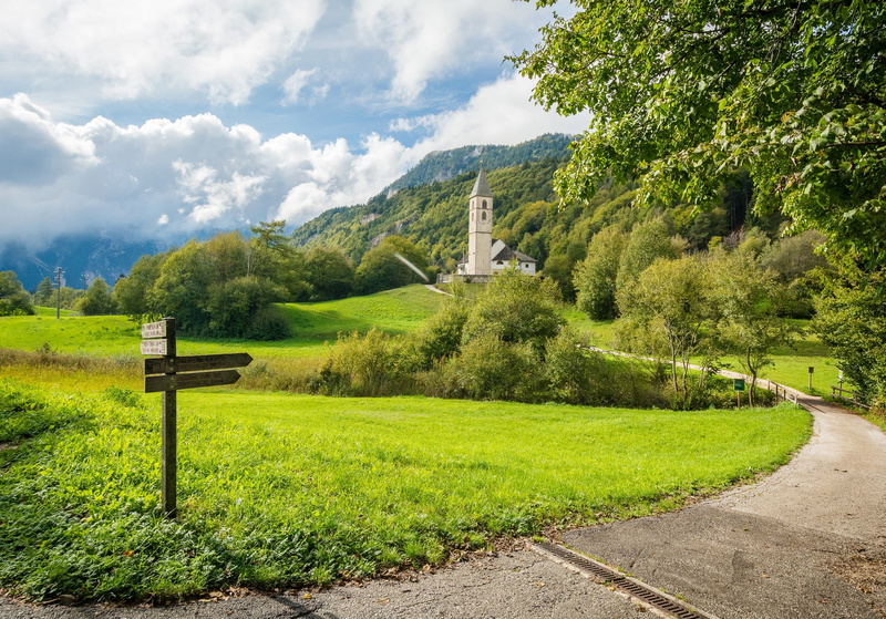 The Church Of San Leonardo, Alto Adige, 1080P, Italy