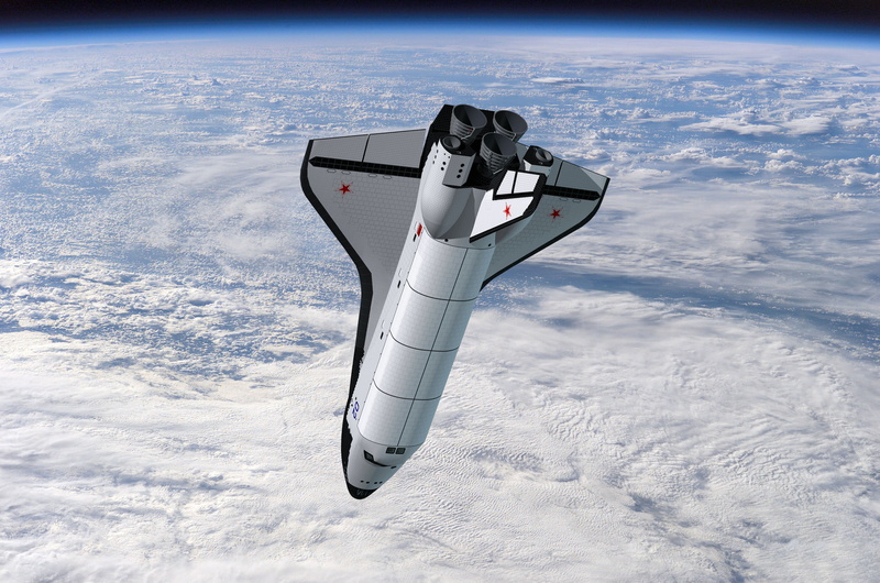 cloud - sky, white, flying, high angle view, Buran, ship, air vehicle, mode of transportation, space, USSR, white color, no people, airplane, 2K, aerial view