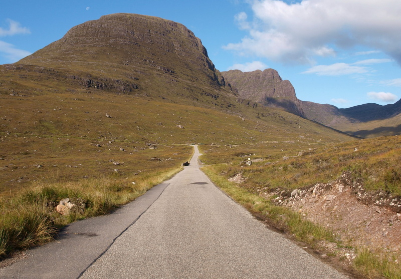 mountain range, cloud - sky, ba, environment, transportation, west coast, highlands, direction, wester ross, non-urban scene, Applecross, remote, beauty in nature