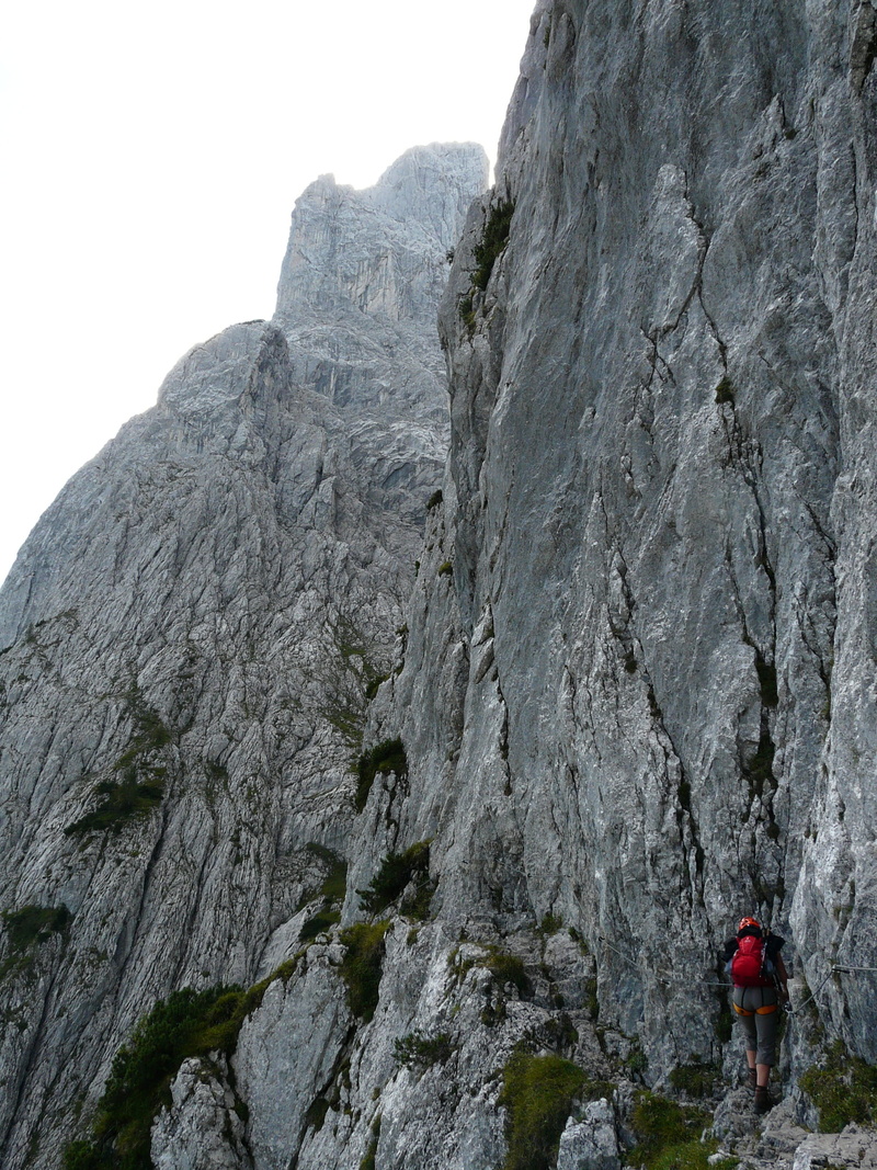 solid, rock formation, beauty in nature, rock climbing, Dough, bergtour, rock - object, people, exposed, formation, leisure activity, rock, nature, dangerous