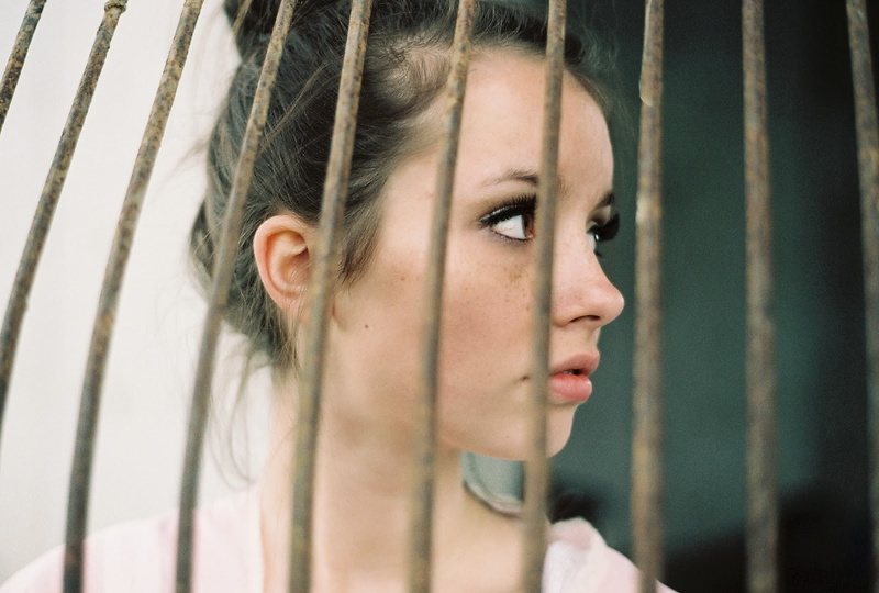 Skye Thompson, brunette, Ruby James, 720P, looking away, bars, freckles, women
