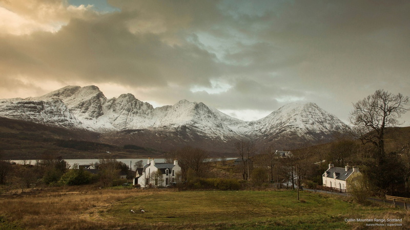 cuillin, Mountains, mountain, scotland, range, 2K