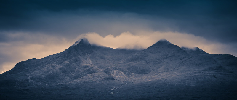 Scotland, Cloud Topped Cuillins, Isle Of Skye, 5K