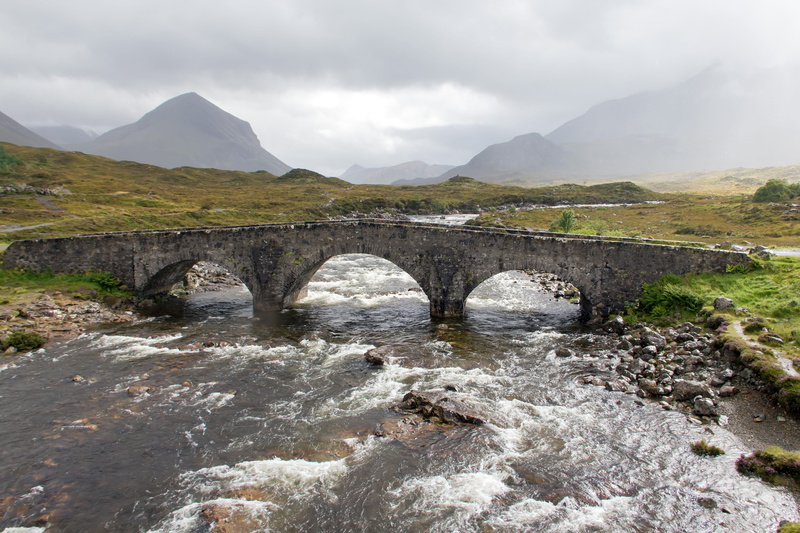 isle of skye, scotland, cloud - sky, river sligachan, no people, nature, landscape, body of water, cloudy sky, 5K, built structure, land, near, clouds