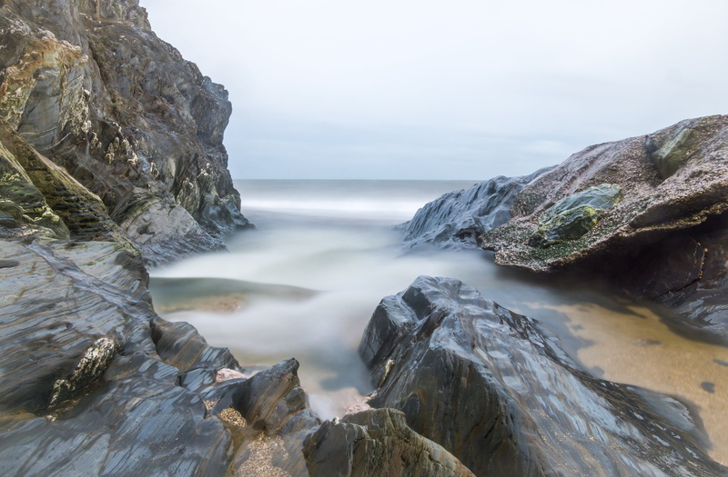 rock - Object, rocks, beach, fogs, Hoya, Long Exposure, Sony  ILCE-6000, Stop, nature, covered, Samyang, beside, landscape, outdoors, 4K, water, scenics