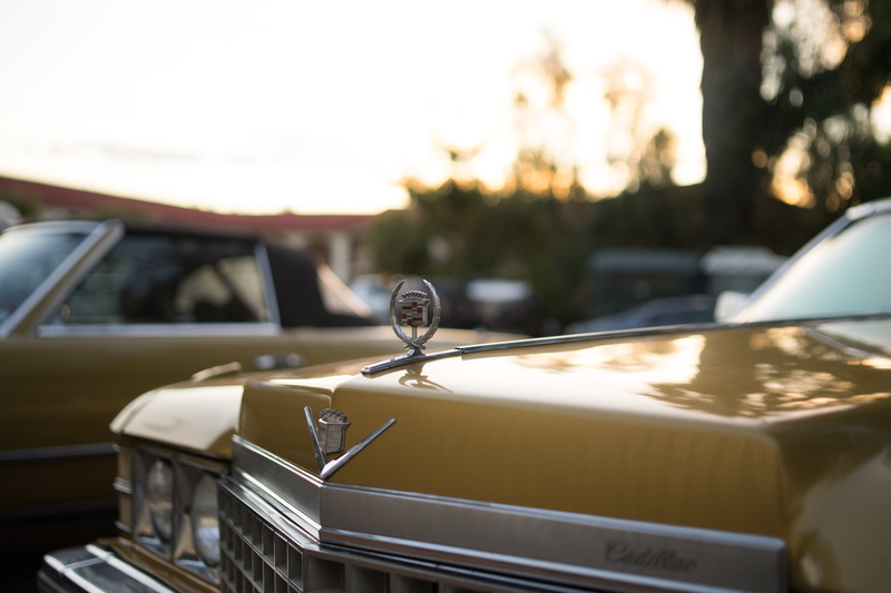 motor vehicle, hot rod, green, classic, sunlight, summer, transportation, outdoors, cadillac, stationary, deville, car roof, land vehicle, headlight, automobile