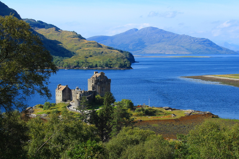 scotland, mountain, architecture, tree, near, beauty in nature, building, land, highlands and islands, nature, the past, built structure, body, scenics - nature