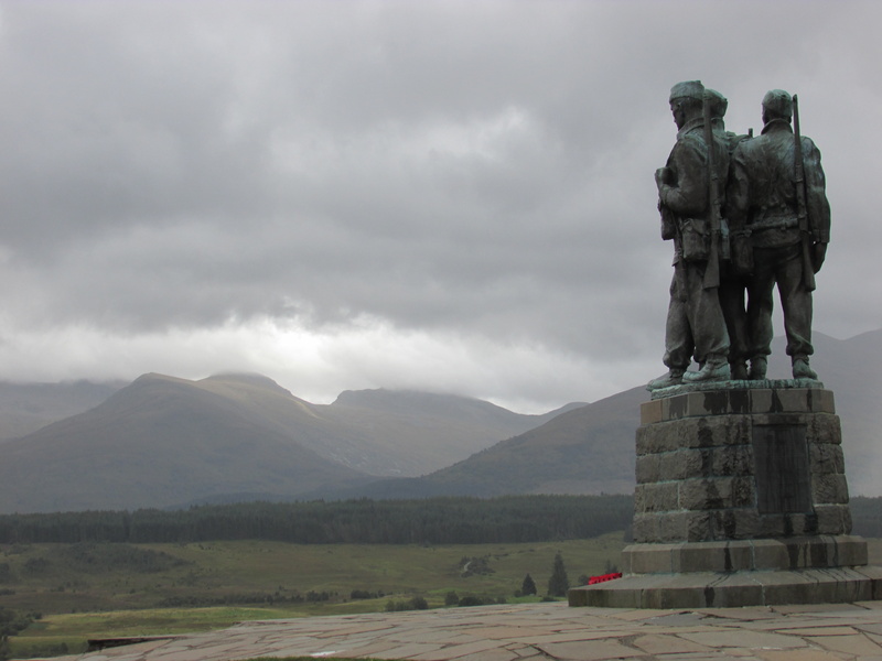 travel, fort william, representation, military, commando, history, government, cloud - sky, army soldier, statue, monument, outdoors, the past, day, art and craft