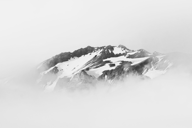 mountain, no People, hill, misty mountain, beauty In Nature, cloud, rock - Object, volcano, foggy mountain, glacier, minimal, fog, extreme Terrain, covered