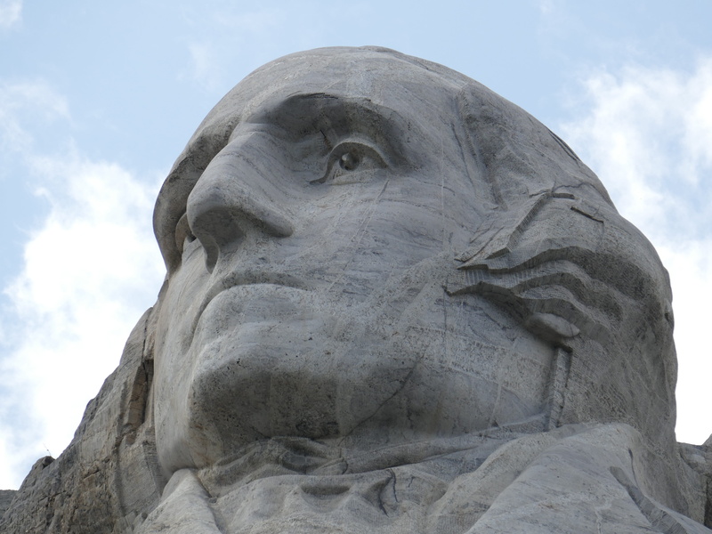 4K, belief, human representation, mount rushmore, outdoors, sky, close-up, no people, black hills, day, george washington, spirituality, creativity, sd
