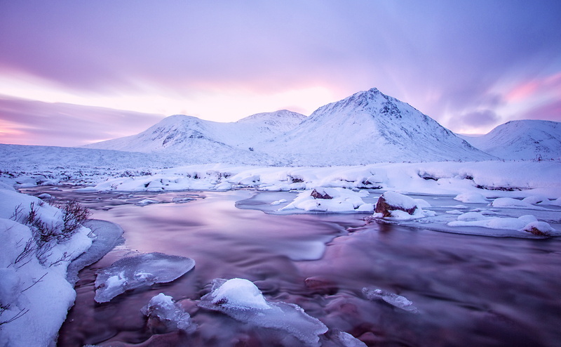 Beautiful, 4K, Scenery, ice, Amazing, extraordinary, sunset, mountain range, Scotland, Outstanding, Europe, beauty in nature, scenics - nature, dramatic landscape